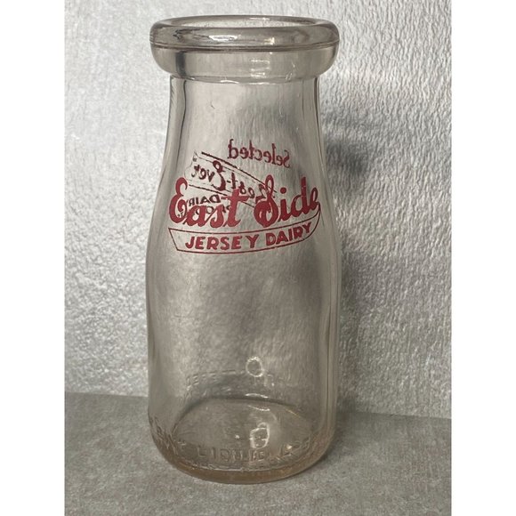Vtg East Side Jersey Dairy Half Pint "Selected Best Ever" Anderson Indiana 5 1/2 - Picture 1 of 10